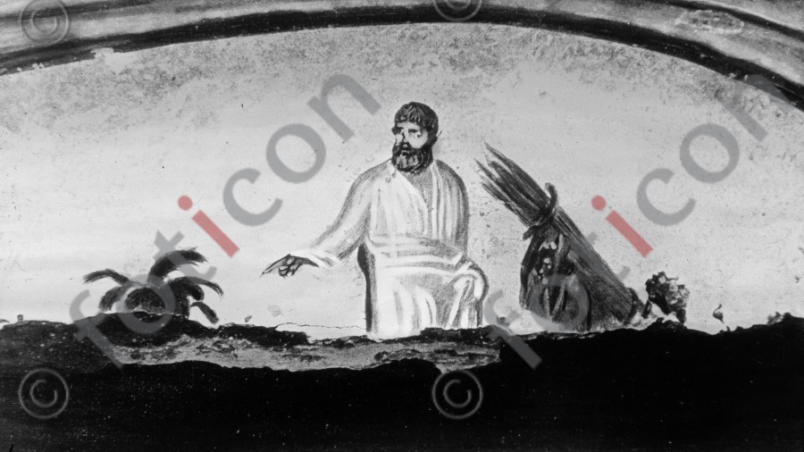 Opfer Abrahams | Sacrifice of Abraham - Foto simon-107-059-sw.jpg | foticon.de - Bilddatenbank für Motive aus Geschichte und Kultur
